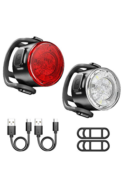 Choice White and Red BUCKLOS Bicycle Lights Front & Rear LED Bicycle Lamp Wat...