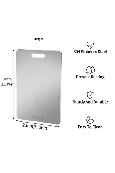 Choice1 large Titanium Cutting Board, Kitchen Cutting Board, Double-Sided Foo...