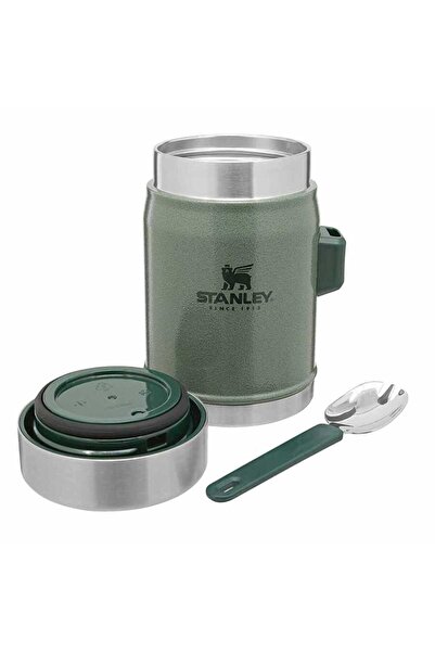 Stanley Classic Legendary Kaşıklı Yemek Termosu 0.4L Termos Kamp Matara YEŞİL