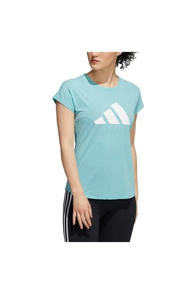adidas Womens Short-Sleeve 3-Stripes T-Shirt XS