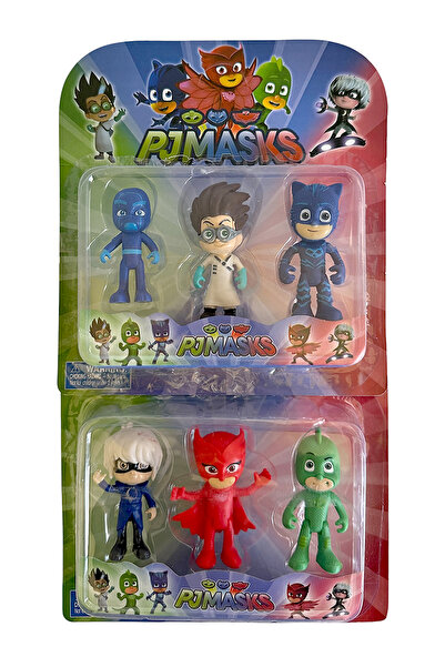 UDATOYS Pjmasks Pijamaskeliler Connor Greg Amaya Romeo Ninja Luna Oyuncak 6lı...