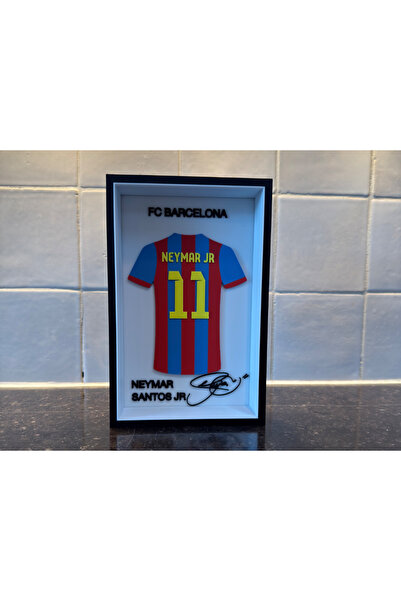 NorthEdge3D Neymar JR | FC BARCELONA | Futbol Forma Tablo | Masa Dekoru | Çer...