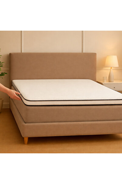 Zavora Homes High Density Soft Foam Mattress Topper – 5cm Thick, Premium Fabric, Plush Comfort & Support – Breathable, Durable, Luxury Bed Topper