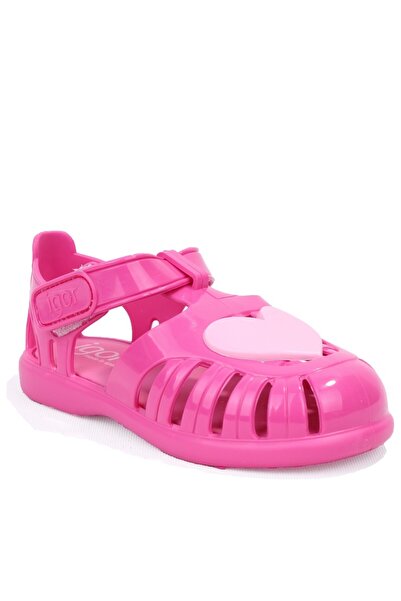 IGOR S10310 Tobby Gloss Love Фуксия ежедневни сандали за момичета