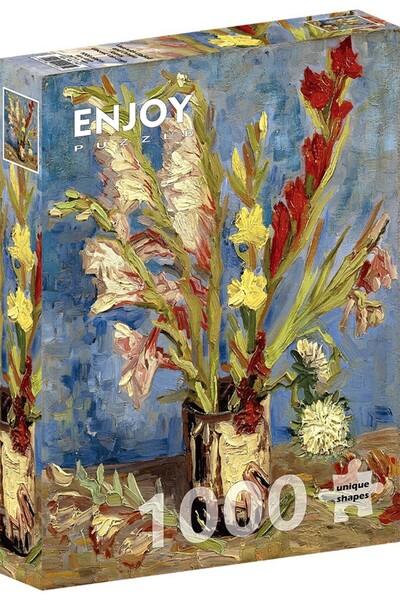 Enjoy Puzzle 1000 Κομμάτια Παζλ για Απόλαυση - Βίνσεντ Βαν Γκογκ: Βάζο με Γλα...
