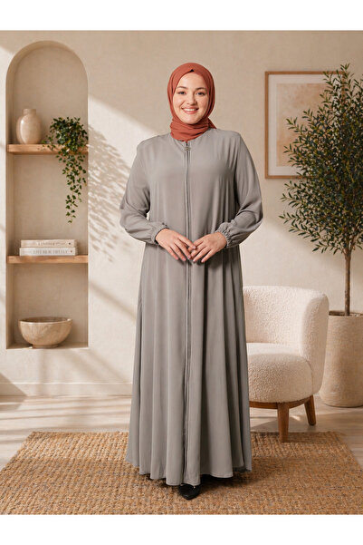 Ferace Μεγάλο μέγεθος φεράσας Mevlana με φερμουάρ