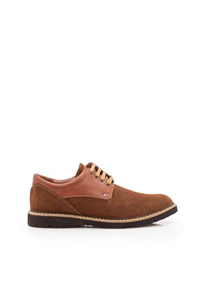 UrbanShoes Pantofi barbati casual din piele naturala,Leofex - 939 Camel Box V...