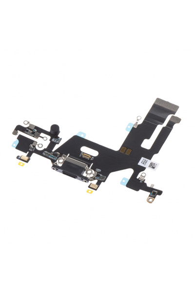 Aftermarket Banda cu Conector Incarcare - Microfon Apple iPhone 11, Negru
