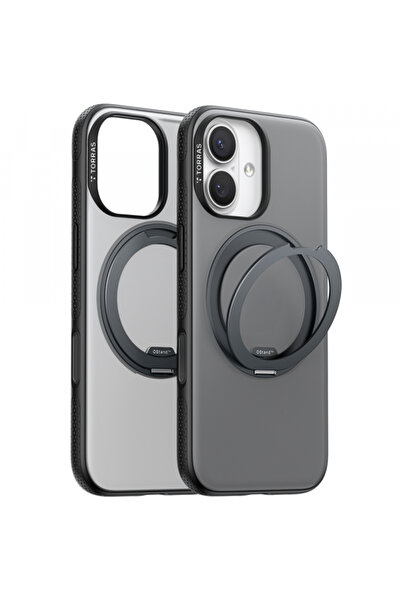 Stef's Cat Θήκη MagSafe για Apple iPhone 17, Torras, Ostand R Fitness, Μαύρο