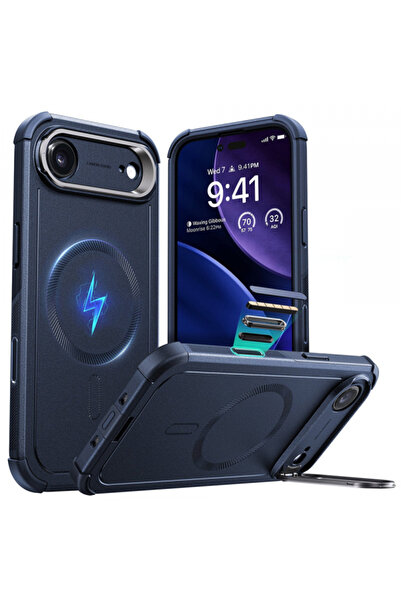 Stef's Cat Husa MagSafe pentru Apple iPhone 17 Air, ESR, Cyber Armor Kickstan...