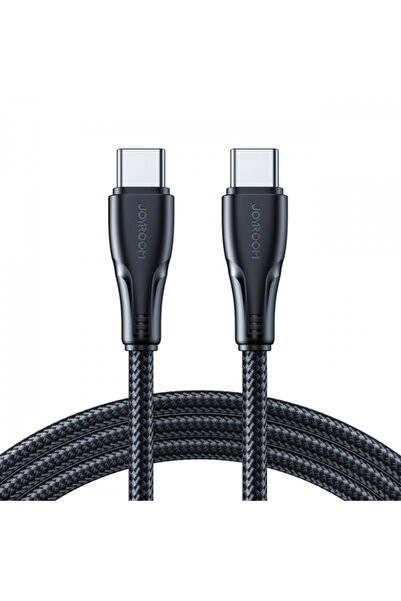 Joyroom Cablu de date și încărcare USB-C - USB-C S-A11, 60W, 0.25m, Negru