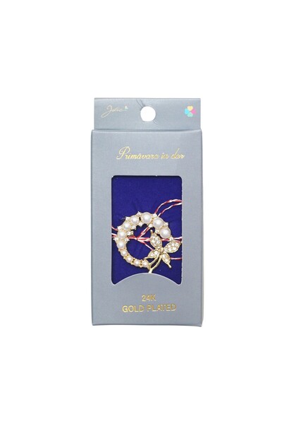 Vader Martisor Brosa Placata cu Aur 24K, Jolie, Ambalaj Carton cu Design, Mat...
