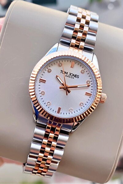 Tom Jones London Women's Watch Original Silver Steel 3 Atm Waterproof 2 Year ...