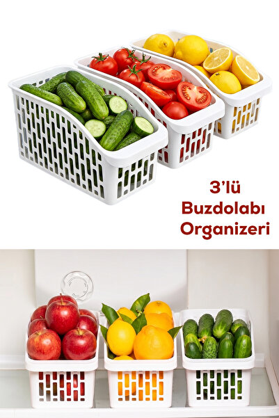 Porsima Org-20 3-dijelni višenamenski organizator za frižider, korpa za organ...