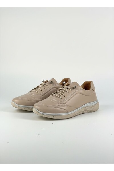 NUR KARACA 26Y2557 Genuine Leather with Rubber Laces Orthopedic Daily Comfort...