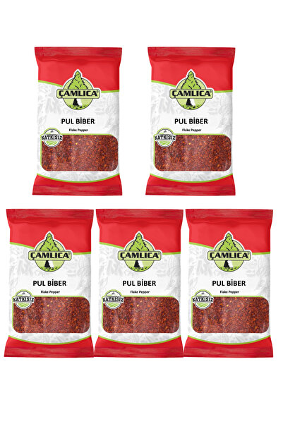 Çamlıca Baharat Pul Biber 5 Adet 50 Gr.