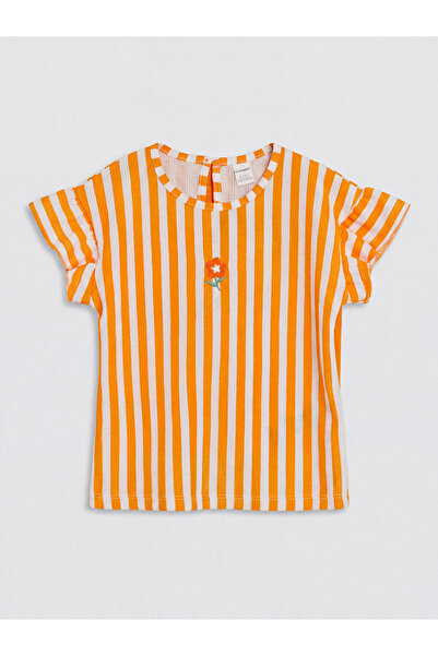 LC Waikiki Striped Girl's Set