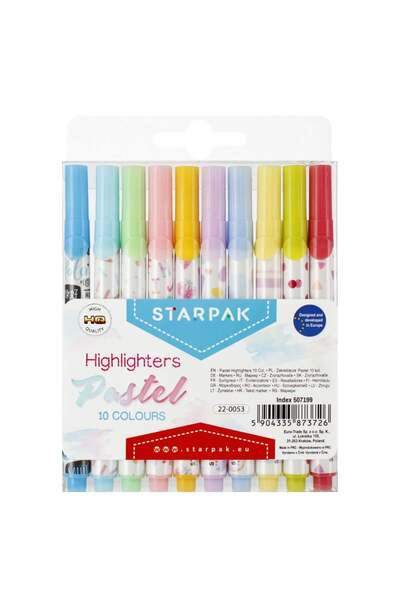 Starpak Set carioci pastel, Starpak, 10 buc