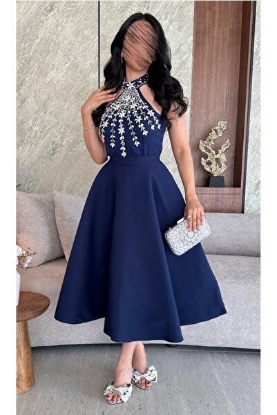 Diva style فستان سهره كحلي