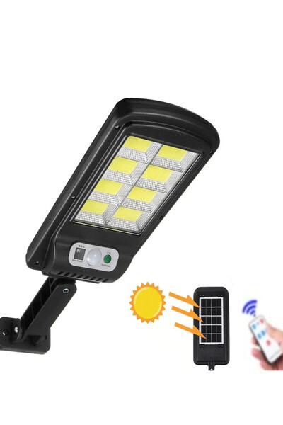 E-ANAMAG Ηλιακό φωτιστικό τοίχου, Ηλιακό φωτιστικό δρόμου με 8 ρυθμιζόμενα στ...