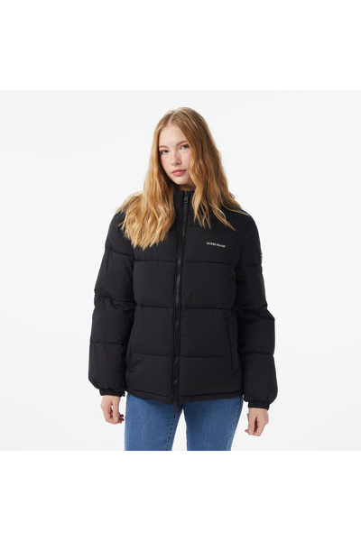 Guess Lenght Puffer Kadın Siyah Mont