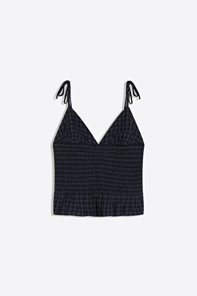 Bershka Büzgülü askılı top