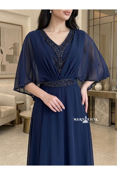 nervenia-sa Grandma Georgette Plus Size Dress for Special Occasions
