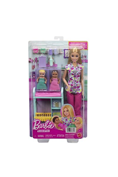Barbie Μπορείτε να γίνετε - Παιχνιδοσετ Γιατρός Παιδίατρος