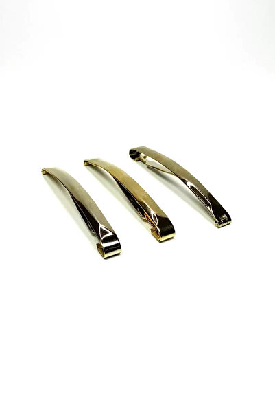 Generic Brand 3 Pieces Metal Classic Hair Clip Original 9 cm