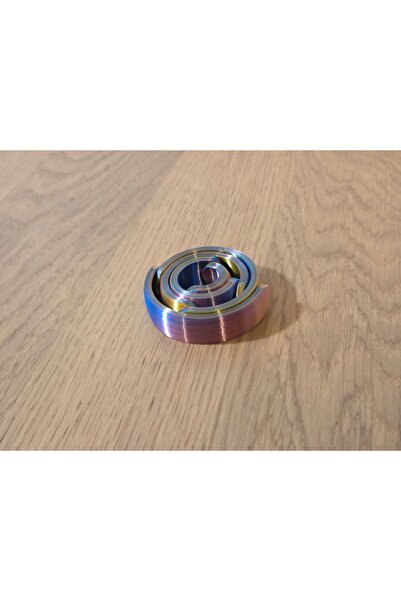 Mays3Dstudio Arcspin Spiral Fidget Oyuncak 3D Baskı Stres Oyuncağı El Spinnerı