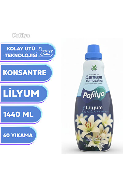 Pafilya Lilyum Esintili Konsantre Çamaşır Yumuşatıcı 60 Yıkama 1440 ML