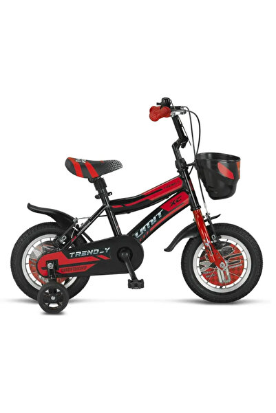 Ümit 1202 TREND-Y-BMX-SEPET-V-ERKEK ÇOCUK BİSİKLETİ 12 JANT SİYAH KIRMIZI