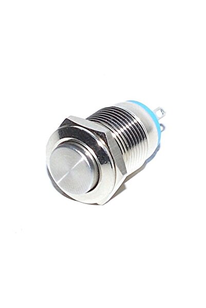 Stef's Cat Întrerupător metalic cu buton 12mm 220V cu revenire