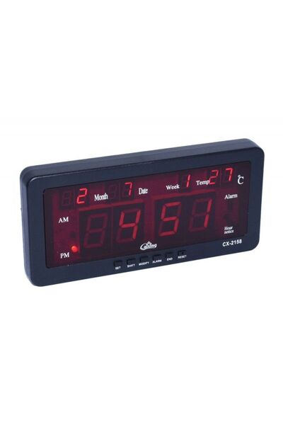 Stef's Cat Ceas Digital 2158 cu Led,