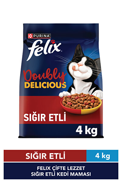 Felix Kuru Kedi Maması Sığır Etli 4kg