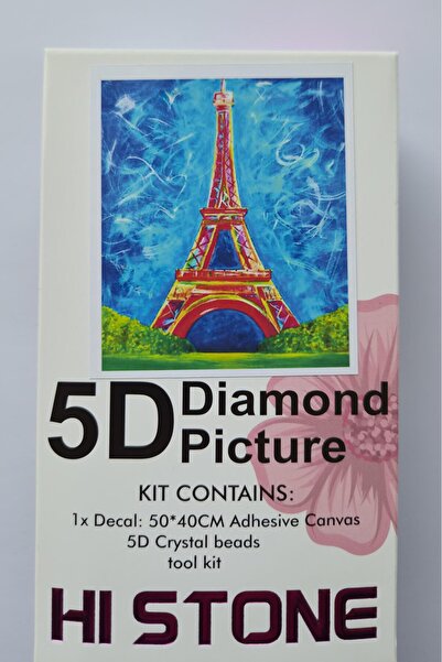 Liva Craft Kit de broderie cu mărgele 50 x 40 Turnul Eiffel