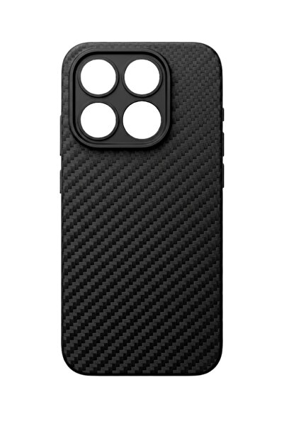 Xiaomi 17 Carbon Fiber Patterned Silicone Phone Case Shock Absorbing Matte Surface