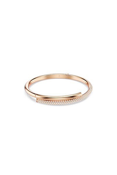 Swarovski Dextera Bangle Bileklik Miknatis Kapanişli Beyaz Pembe Altin Rengi ...