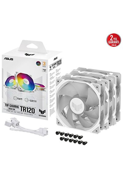ASUS Tuf Gaming Tr120 Reverse Case Fan 3-Pack White