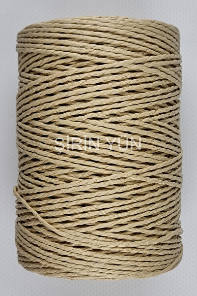 Şirin Yün Sarılmış Kağıt İp 200 Gram 240 Metre Bal Köpüğü 45