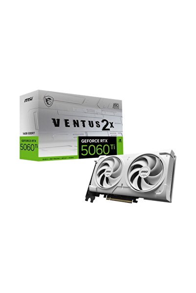 MSI GEFORCE RTX5060TI 16G VENTUS 2X OC WHITE PLUS 16GB GDDR7 128BIT 3XDP 1XHD...
