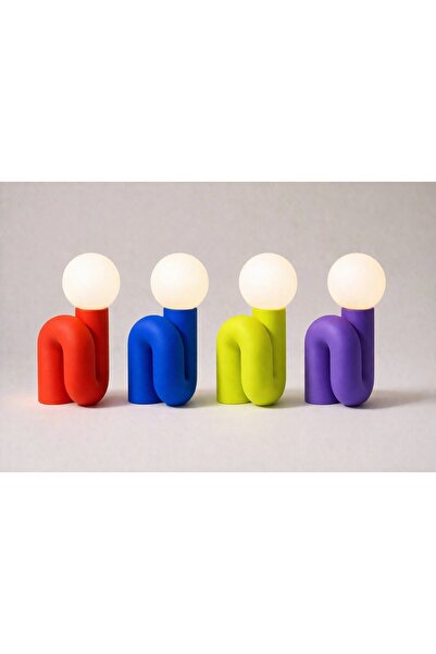 MoodDesign PIPE LAMP - Dekoratif Ortam Ambiyans Aydınlatması (Boru Masa ve Ge...