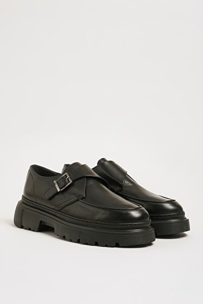 Gomez Model Genuine Natural Leather Eva Sole Buckle Casual Shoes