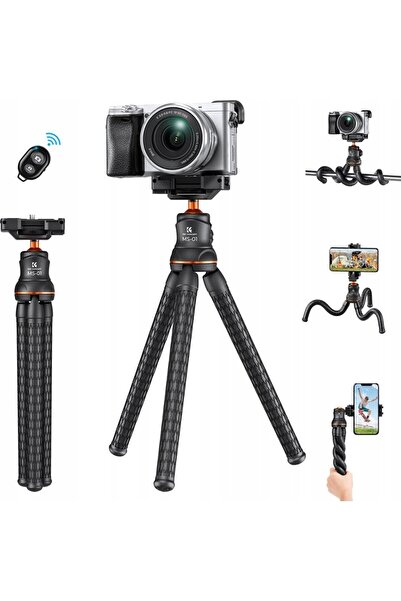 Kf Trepied flexibil, cap flexibil pentru trepied, suport cameră 3D, suport te...