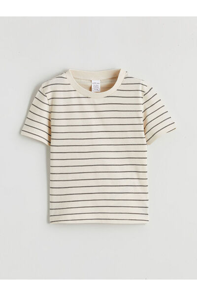 LC Waikiki Lcw Babycrew Neck Striped Baby Boy T-Shirt