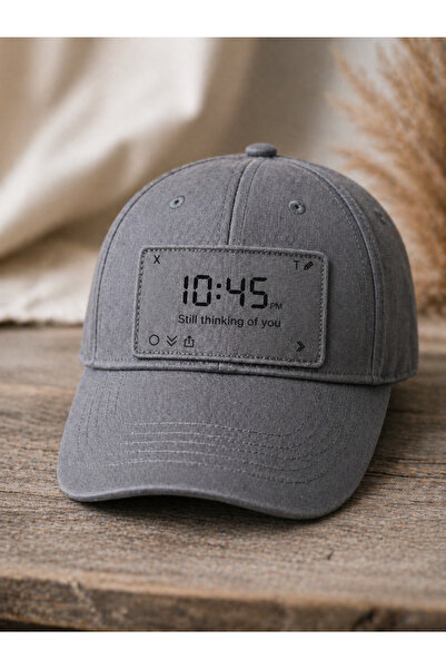 Nulivez Digital Clock Design Printed Hat Unisex Casual Baseball Cap