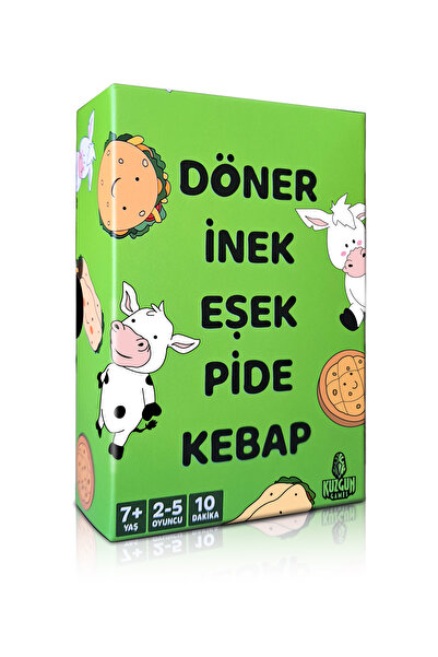 Saule Döner Inek Eşek Pide Kebap Kart Oyunu Kutu Oyunu Arkadaş Aile Oyunu