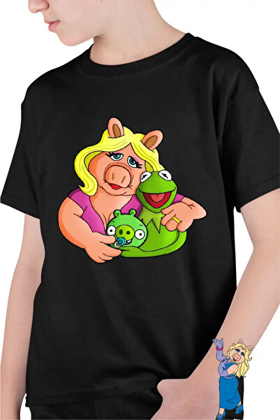 OEM Tricou Copii Baieti The Muppets Kermit the Frog Miss Piggy