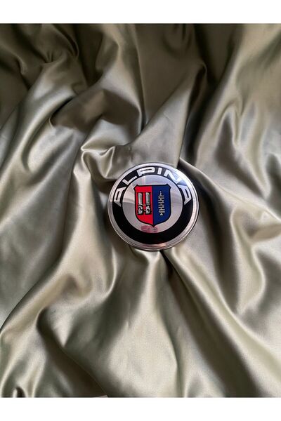 MOTTOMOR Alpina Front Hood Emblem Logo Trunk Emblem Auto 8.3cm