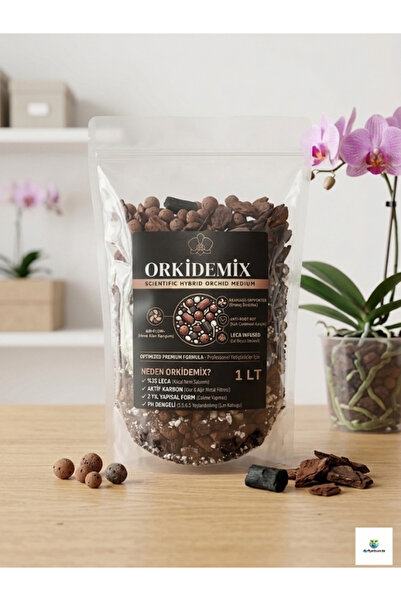 ORKIDEMIX Premium Hibrit Orkide Toprağı 1 LT - Özel Karışım